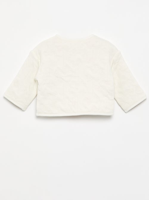 Veste matelassée et pressionnée réversible - Kiabi