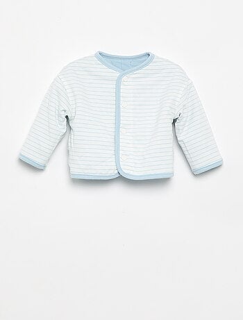 Veste matelassée et pressionnée réversible