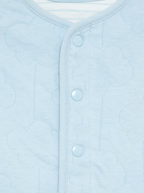 Veste matelassée et pressionnée réversible - Kiabi