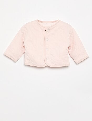 Veste matelassée et pressionnée réversible