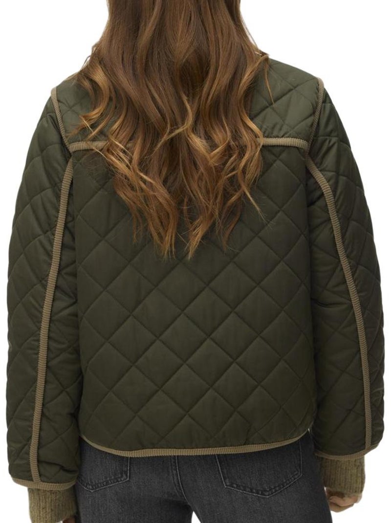 Veste matelassée femme vero moda Vert kaki clair - Kiabi