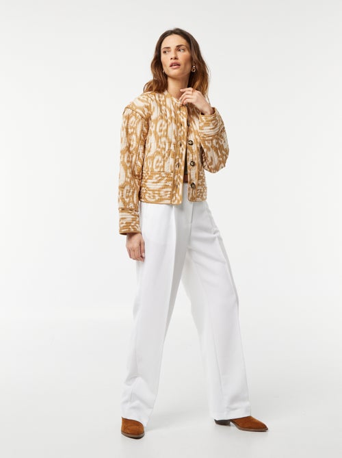 Veste matelassée imprimée - Kiabi