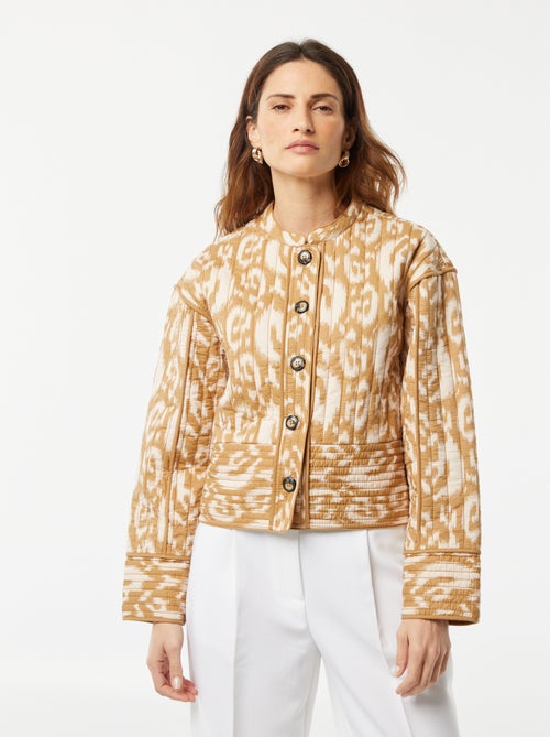 Veste matelassée imprimée - Kiabi