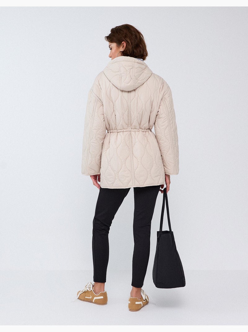Veste matelassée, mo fashion Beige - Kiabi
