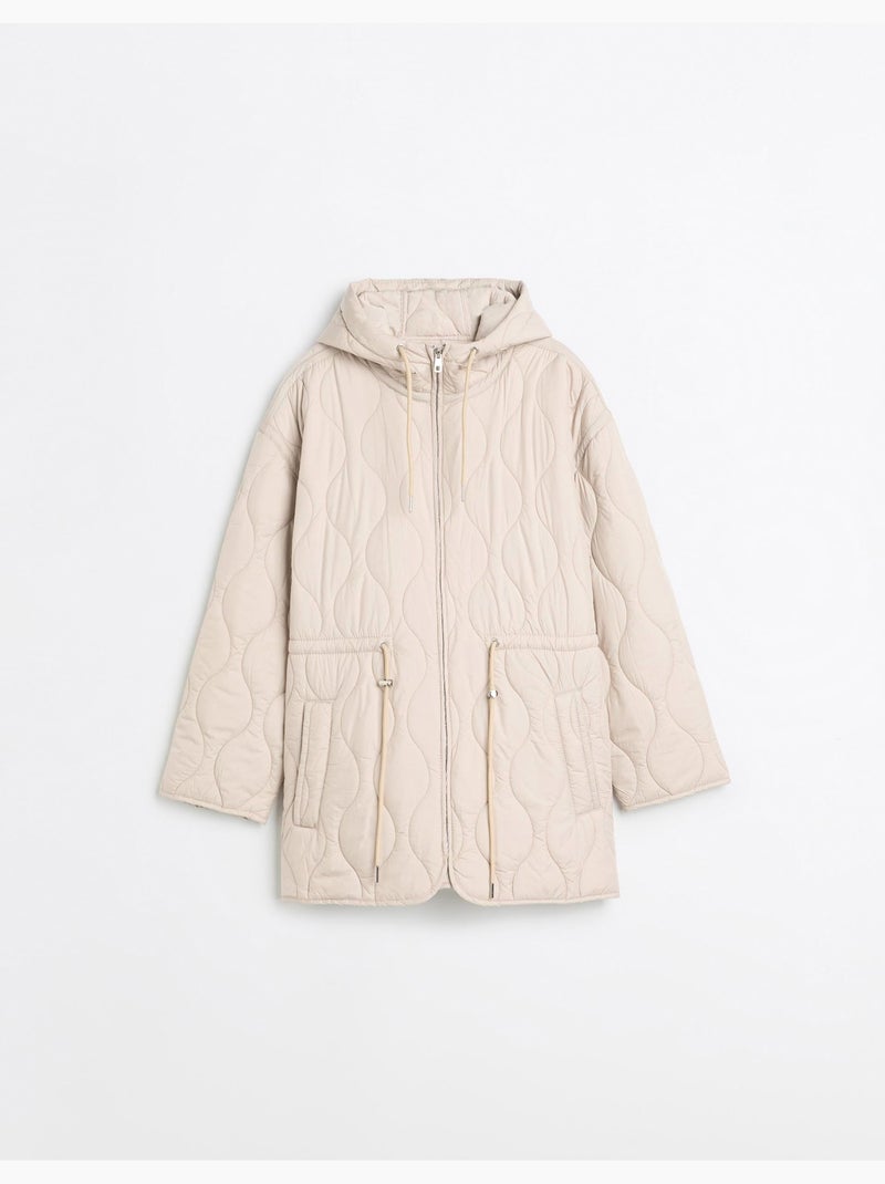 Veste matelassée, mo fashion Beige - Kiabi