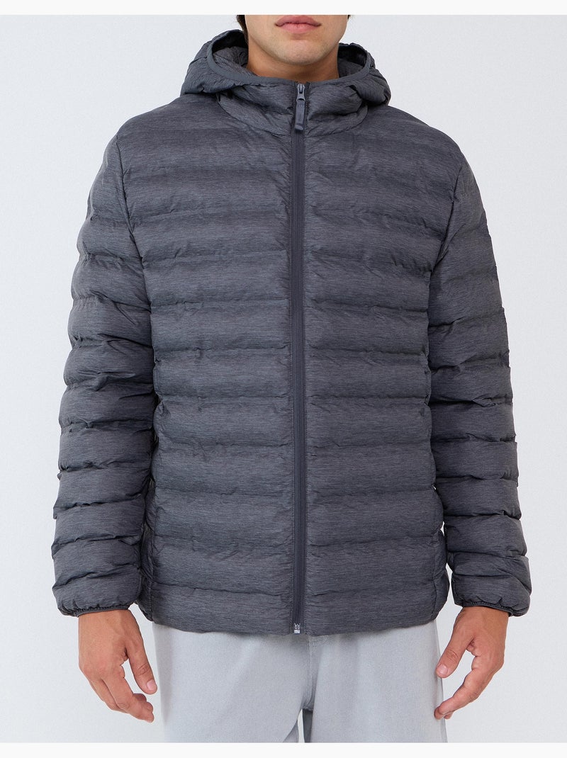 Veste matelassée, mo fashion Gris - Kiabi