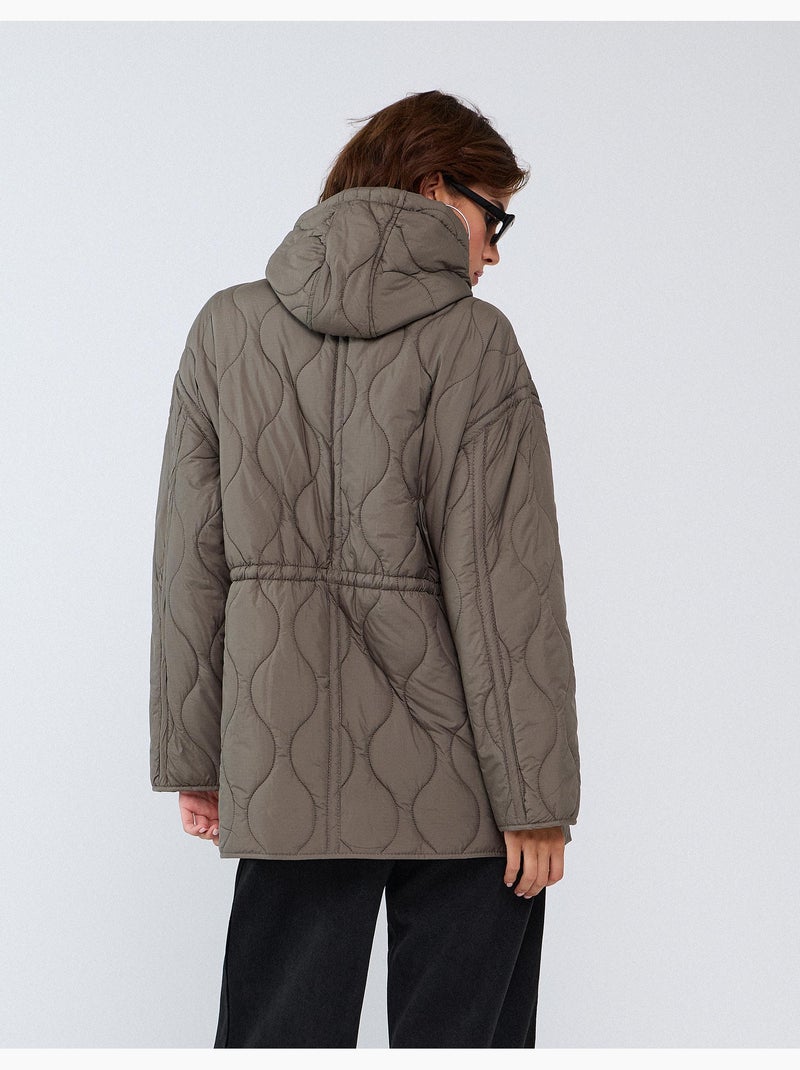 Veste matelassée, mo fashion Vert - Kiabi