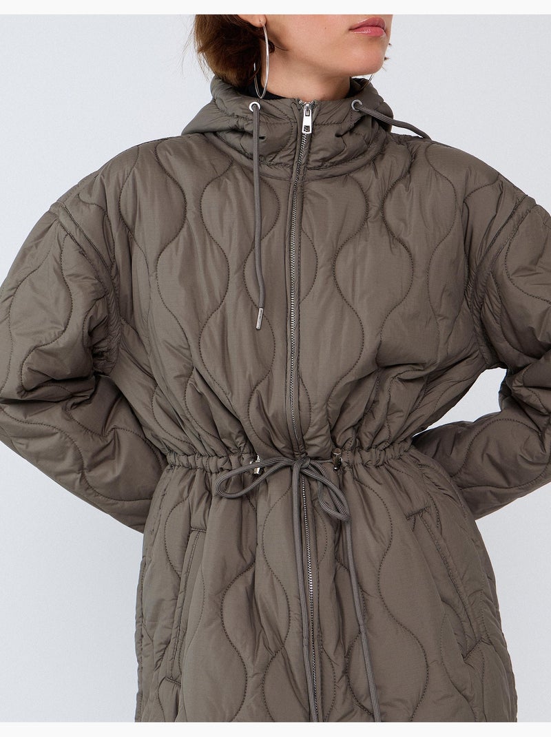 Veste matelassée, mo fashion Vert - Kiabi