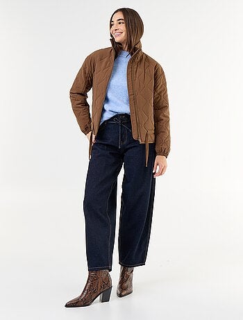 Veste matelassée resserable à la taille