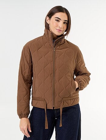 Veste matelassée resserable à la taille