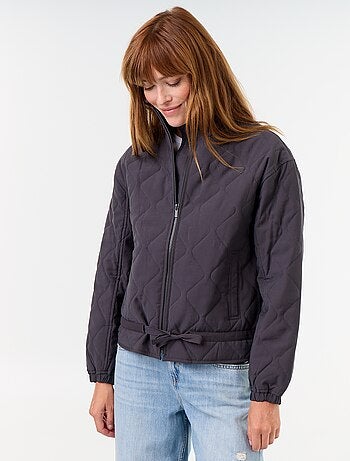Veste matelassée resserable à la taille