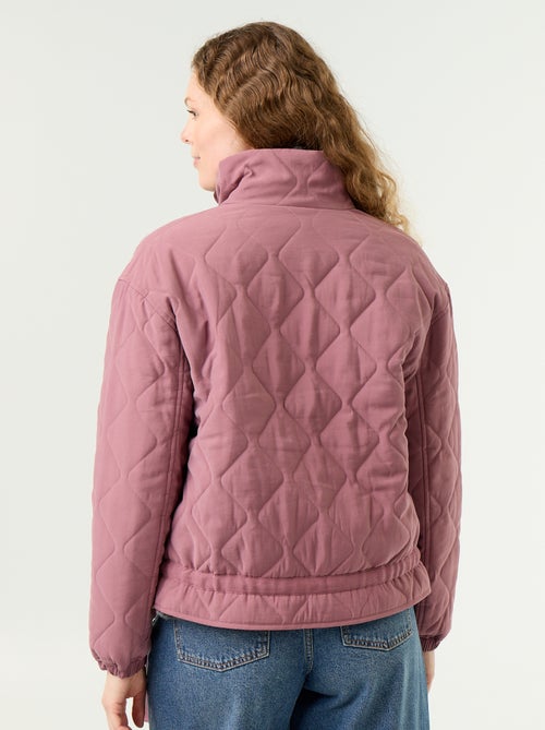 Veste matelassée resserable à la taille - Kiabi
