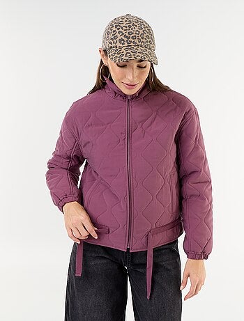Veste matelassée resserable à la taille