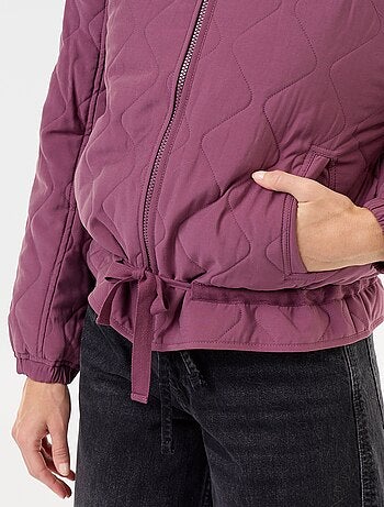 Veste matelassée resserable à la taille