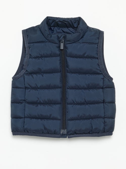 Veste matelassée unie sans manches - Kiabi