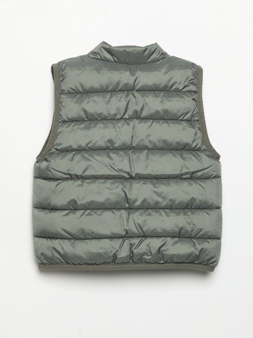 Veste matelassée unie sans manches - Kiabi
