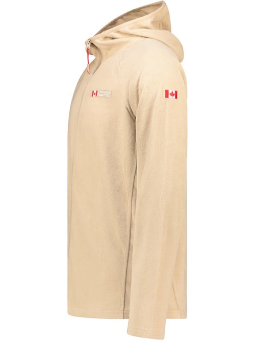Veste micro-polaire à capuche tugoodeak – canadian peak - Kiabi