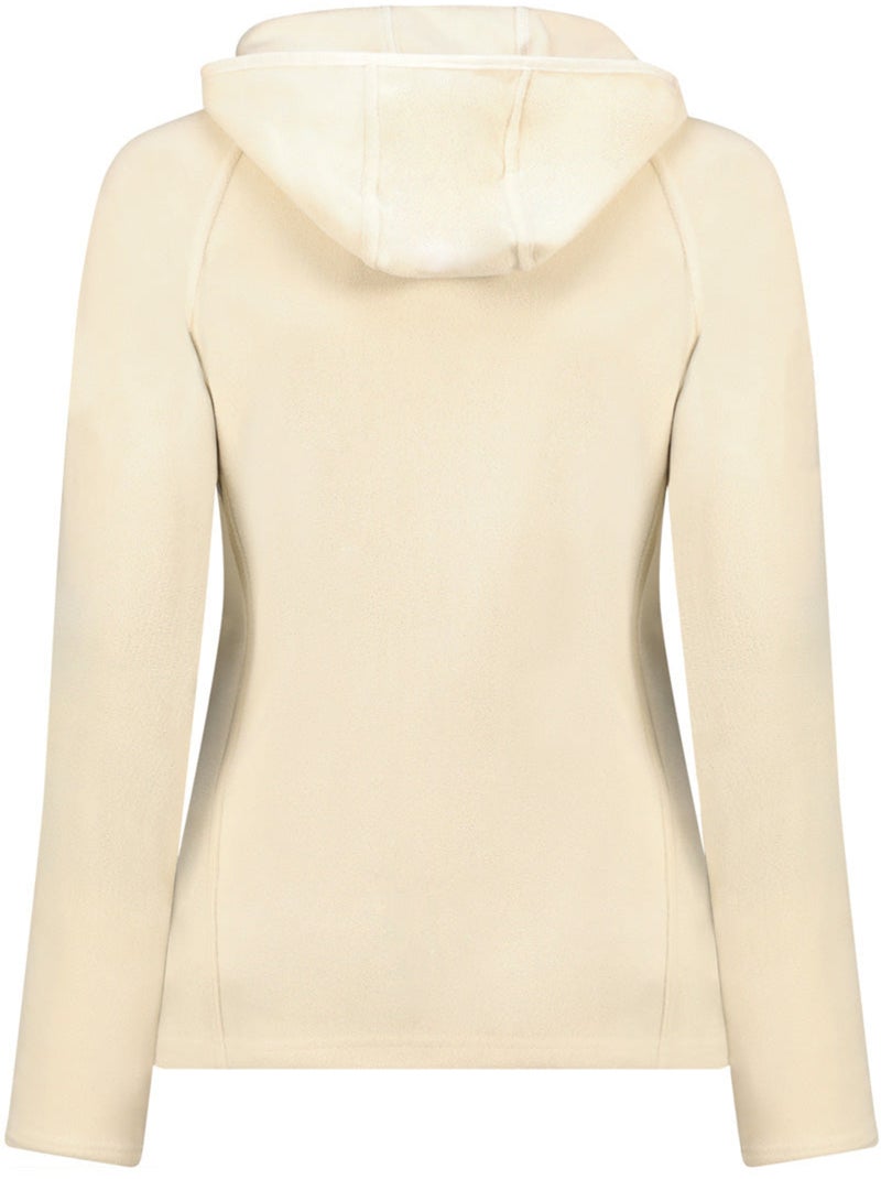 Veste micro-polaire à capuche tugoodeak – canadian peak Blanc cassé - Kiabi