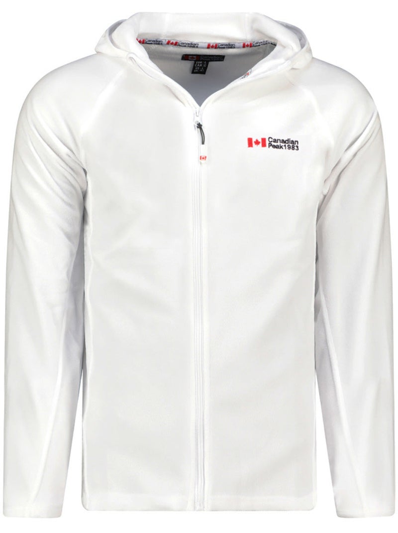 Veste micro-polaire à capuche tugoodeak – canadian peak Blanc - Kiabi