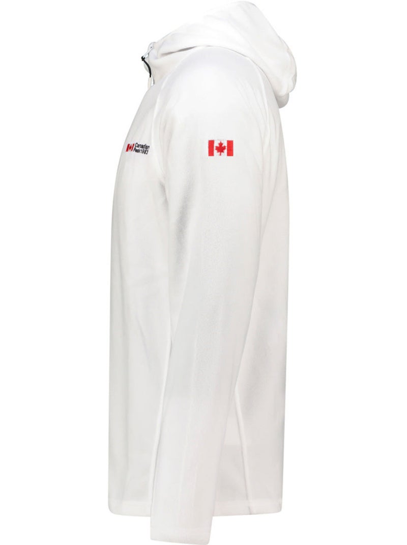 Veste micro-polaire à capuche tugoodeak – canadian peak Blanc - Kiabi