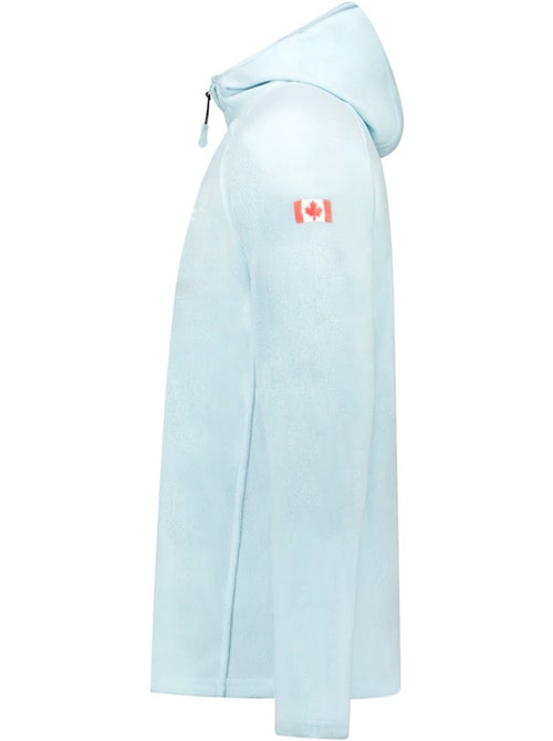 Veste micro-polaire à capuche tugoodeak – canadian peak - Kiabi
