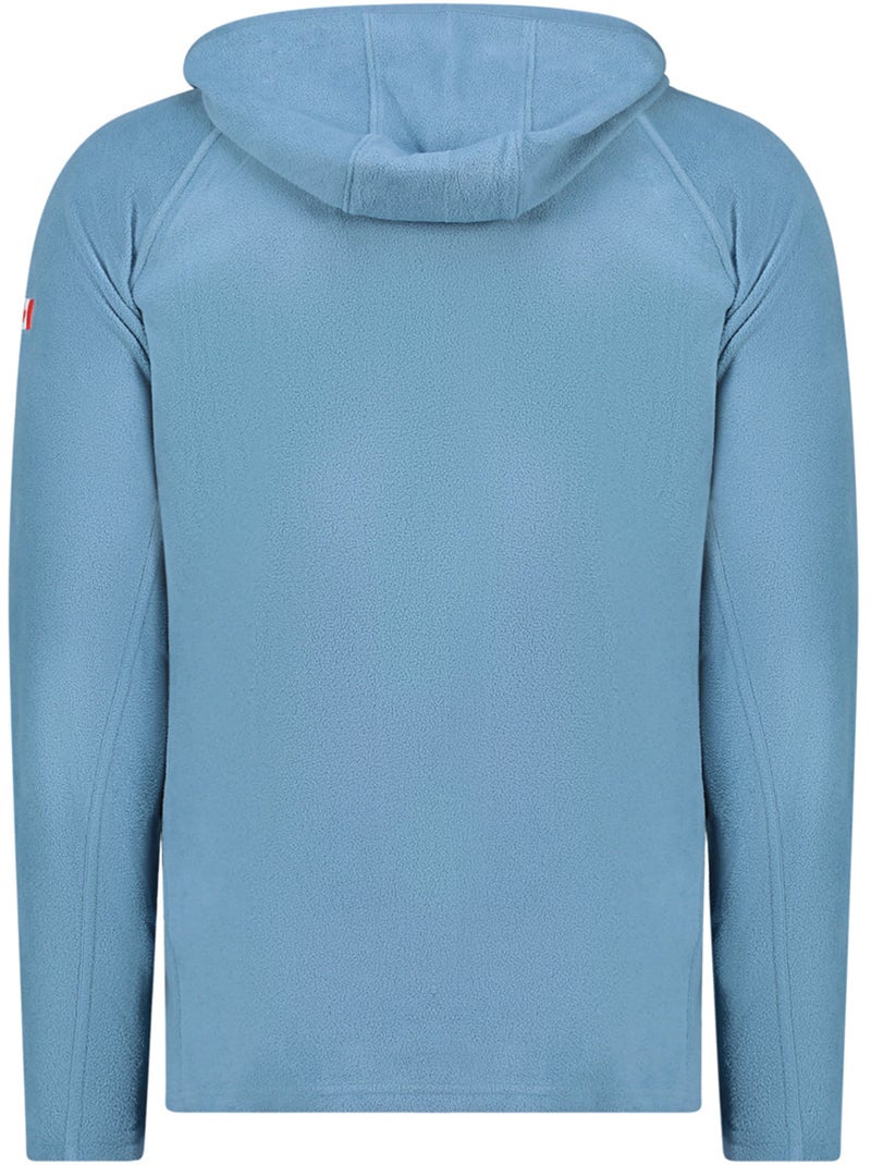 Veste micro-polaire à capuche tugoodeak – canadian peak Bleu pétrole - Kiabi