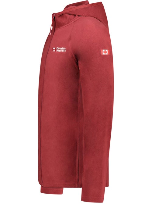 Veste micro-polaire à capuche tugoodeak – canadian peak - Kiabi