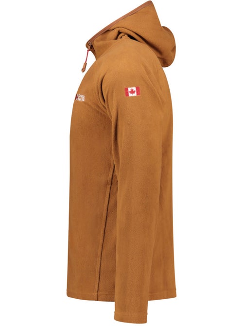 Veste micro-polaire à capuche tugoodeak – canadian peak - Kiabi