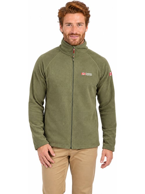 Veste micro-polaire à capuche tugoodeak – canadian peak - Kiabi