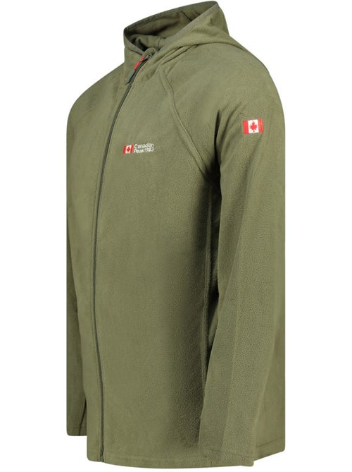 Veste micro-polaire à capuche tugoodeak – canadian peak - Kiabi