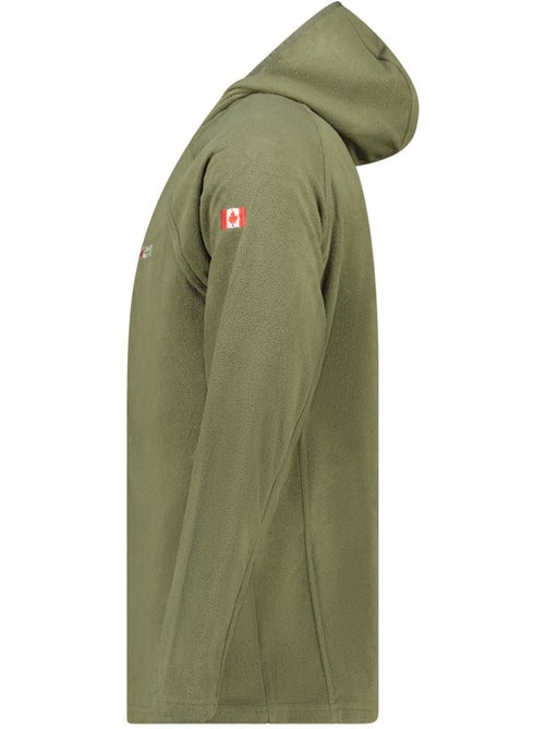 Veste micro-polaire à capuche tugoodeak – canadian peak - Kiabi