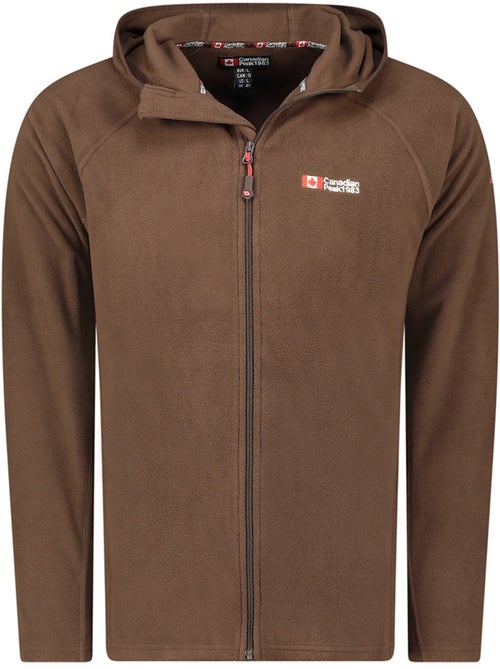 Veste micro-polaire à capuche tugoodeak – canadian peak - Kiabi