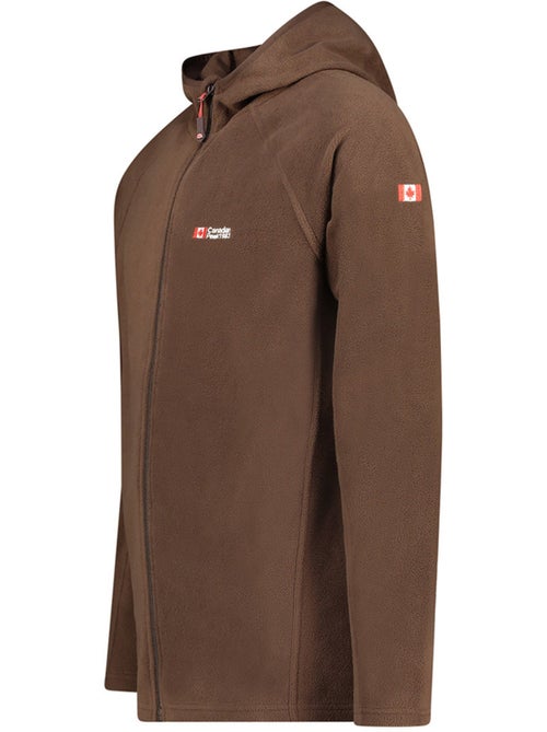 Veste micro-polaire à capuche tugoodeak – canadian peak - Kiabi
