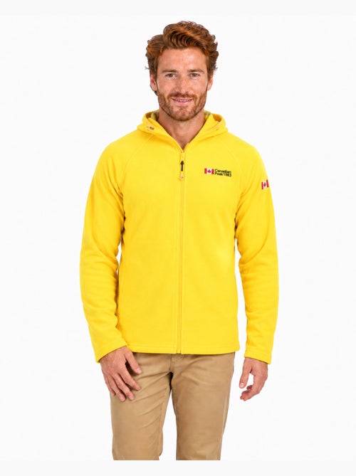 Veste micro-polaire à capuche tugoodeak – canadian peak - Kiabi
