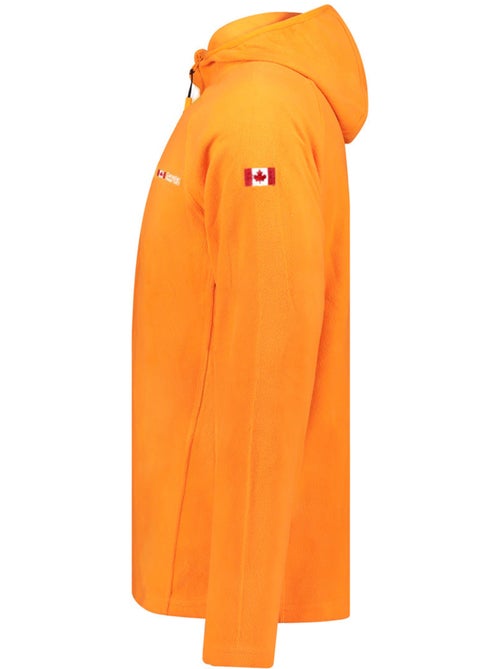 Veste micro-polaire à capuche tugoodeak – canadian peak - Kiabi