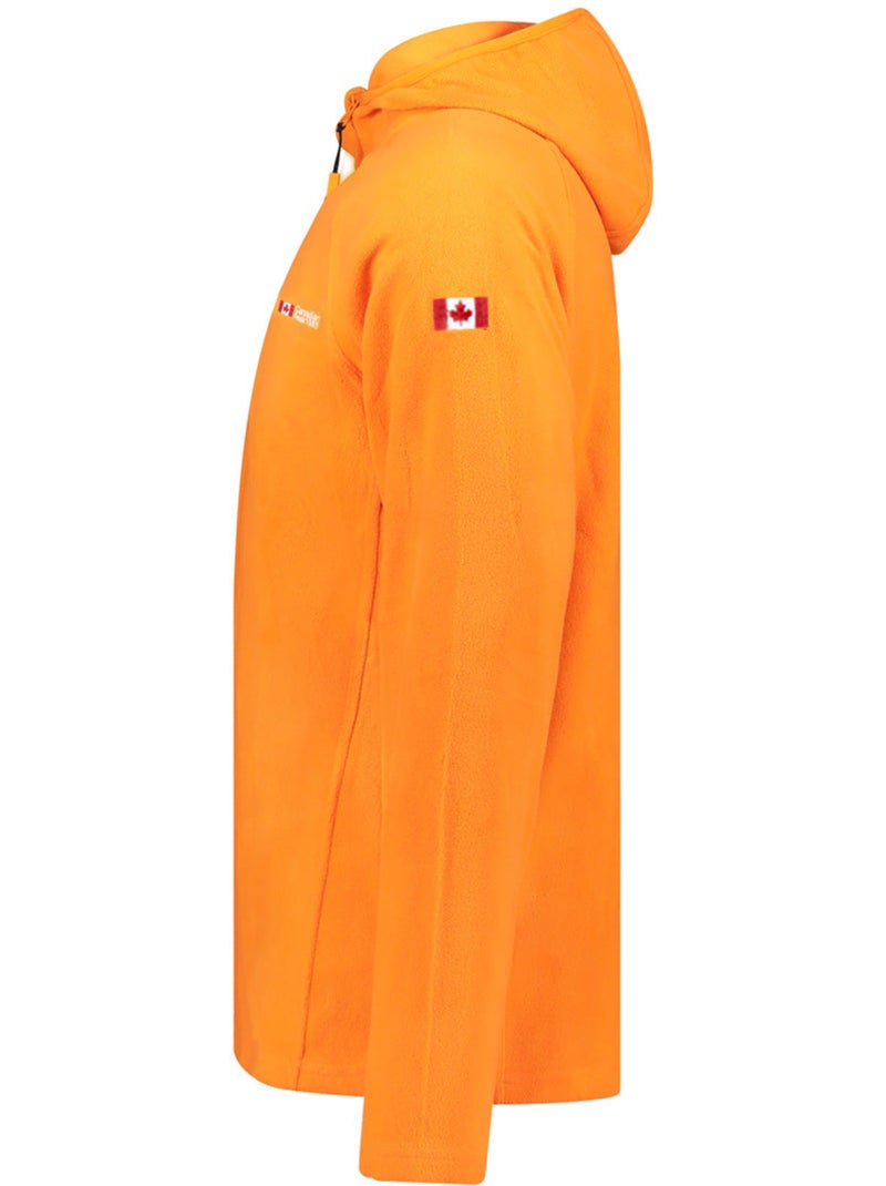 Veste micro-polaire à capuche tugoodeak – canadian peak Orange - Kiabi