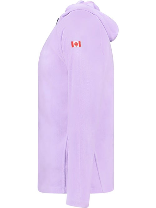 Veste micro-polaire à capuche tugoodeak – canadian peak - Kiabi