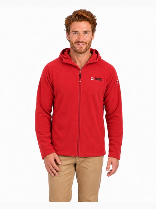 Veste micro-polaire à capuche tugoodeak – canadian peak - Kiabi