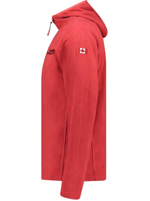 Veste micro-polaire à capuche tugoodeak – canadian peak - Kiabi