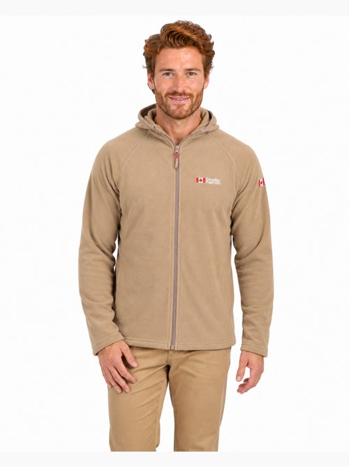 Veste micro-polaire à capuche tugoodeak – canadian peak - Kiabi