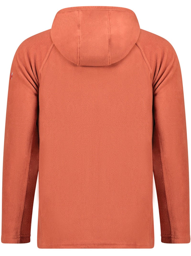 Veste micro-polaire à capuche tugoodeak – canadian peak Terracotta - Kiabi