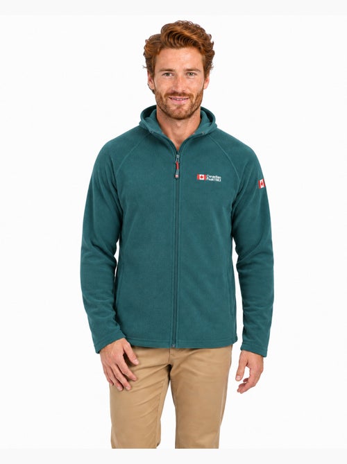 Veste micro-polaire à capuche tugoodeak – canadian peak - Kiabi