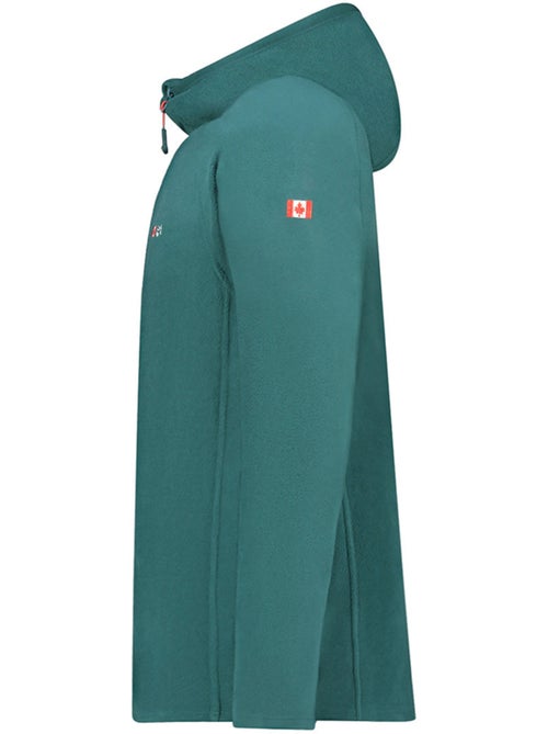 Veste micro-polaire à capuche tugoodeak – canadian peak - Kiabi