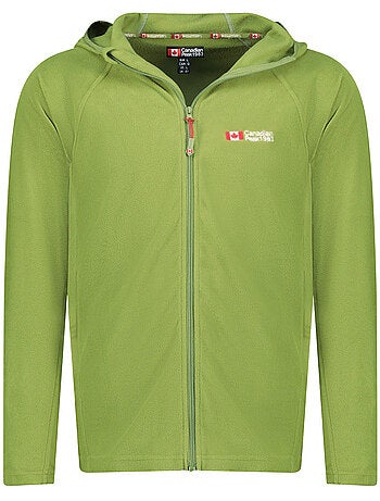 Veste micro-polaire à capuche tugoodeak – canadian peak