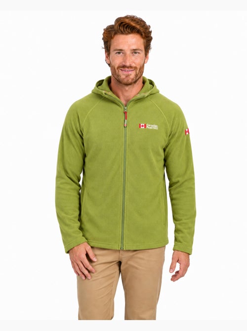 Veste micro-polaire à capuche tugoodeak – canadian peak - Kiabi