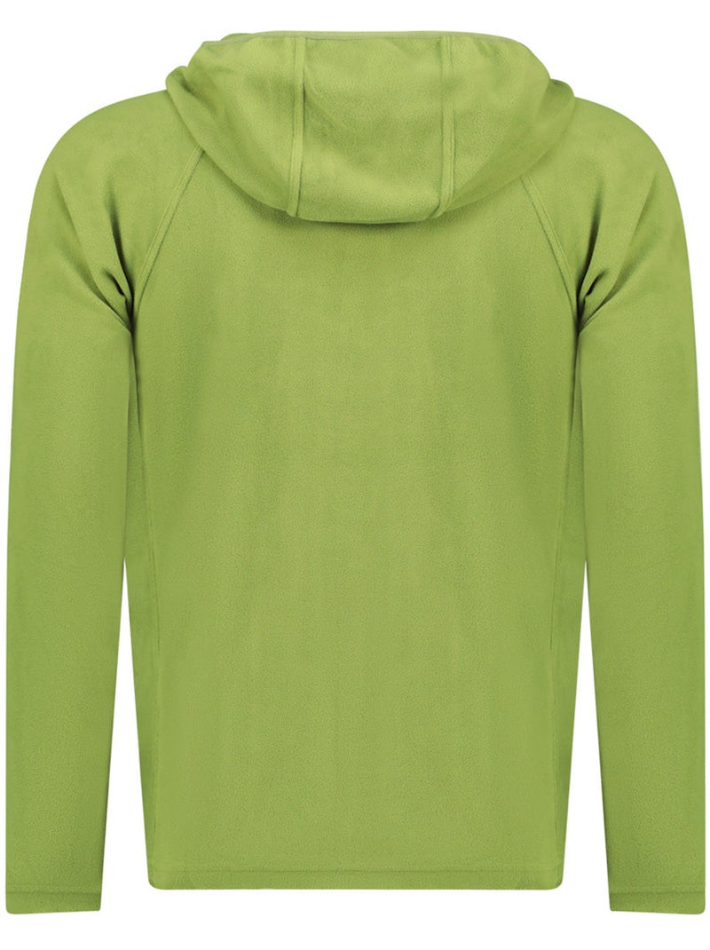 Veste micro-polaire à capuche tugoodeak – canadian peak Vert kaki clair - Kiabi