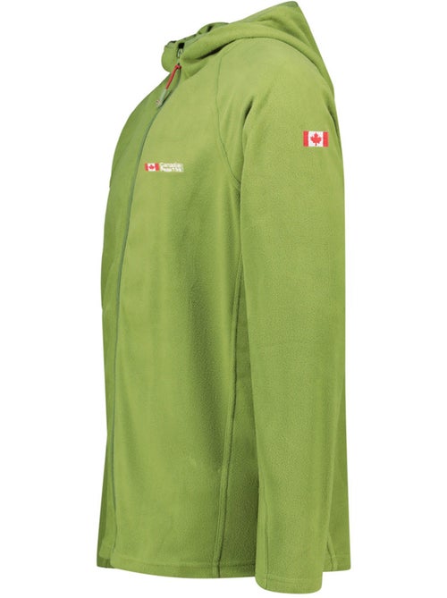 Veste micro-polaire à capuche tugoodeak – canadian peak - Kiabi