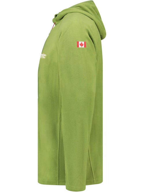 Veste micro-polaire à capuche tugoodeak – canadian peak - Kiabi