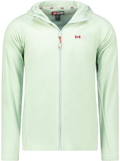 Veste micro-polaire à capuche tugoodeak – canadian peak - Kiabi