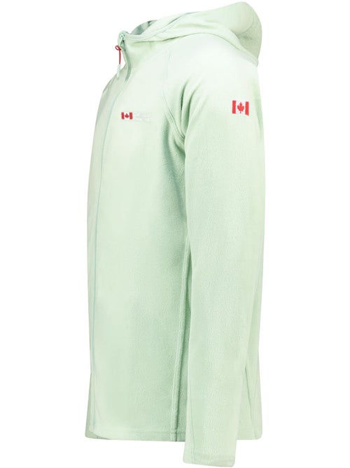 Veste micro-polaire à capuche tugoodeak – canadian peak - Kiabi